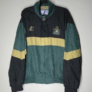 Vintage Brickyard 400 Indianapolis Windbreaker Jacket LA Large Colorblock